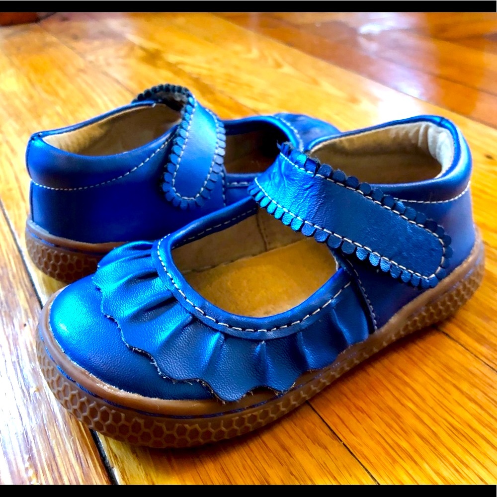 Cobalt Shimmer Livie & Luca Ruche Sneakers